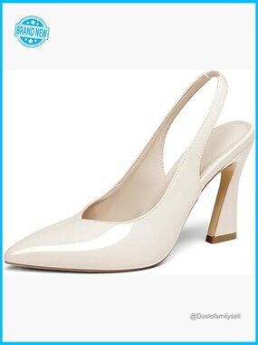 Kitten Heels Slingback Closed Pointed Toe Dress Pumps Women Shoes Wedding Party